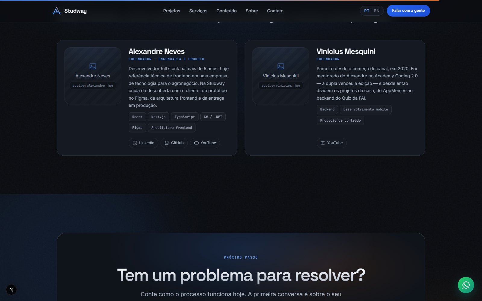 Os dois sócios