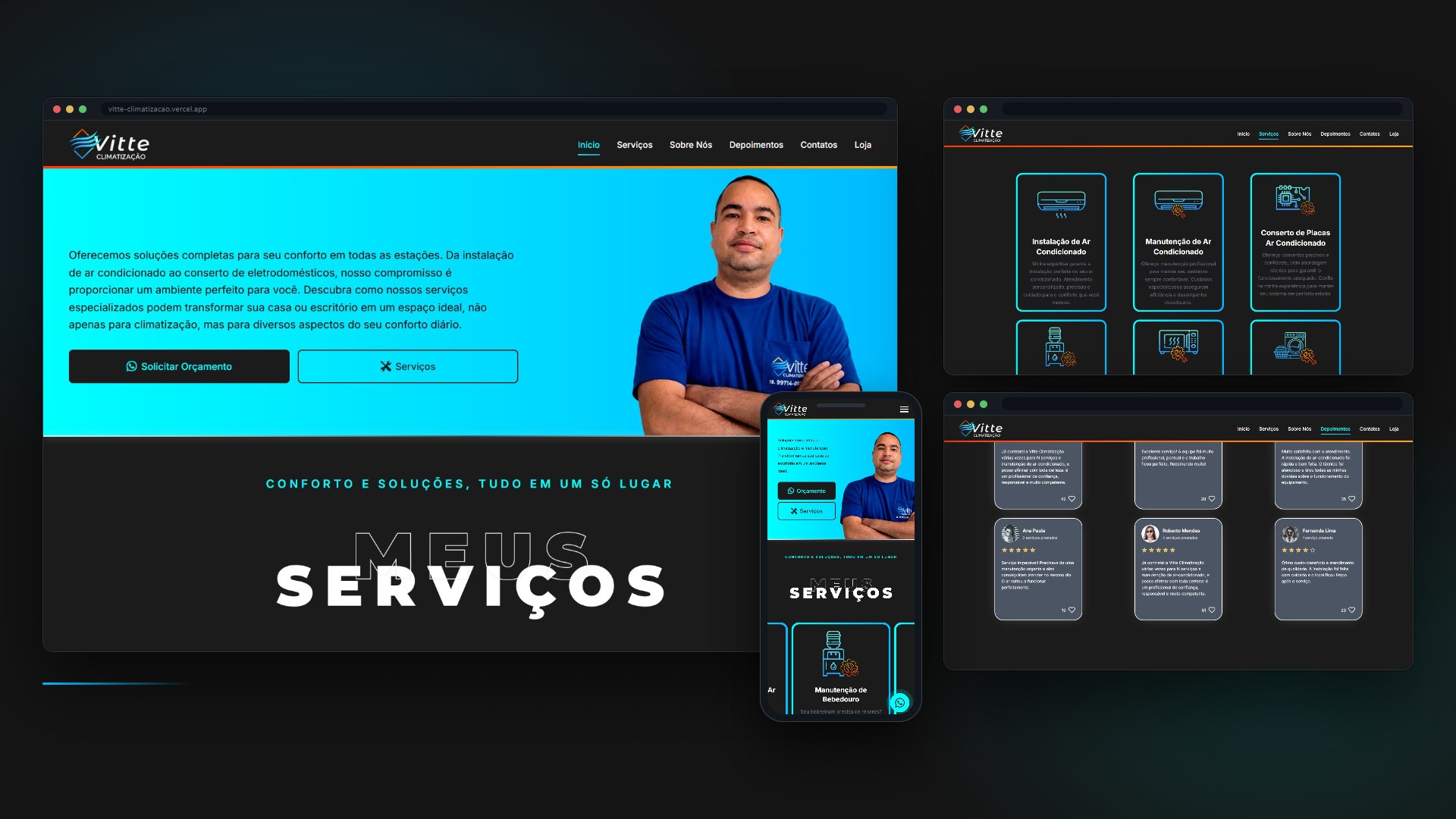 Site institucional no ar, com PWA, SEO avançado e deploy contínuo